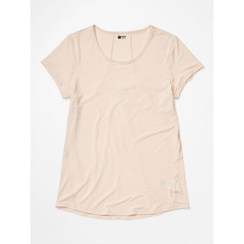 Marmot Aura Clothes - Womens T-Shirts Pink CA7526091 Canada